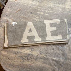 Fundraiser Item-AEROPOSTALE Knit scarf “chill out” gray and white